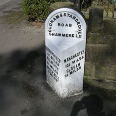 Milestone, ExYW Grasscroft