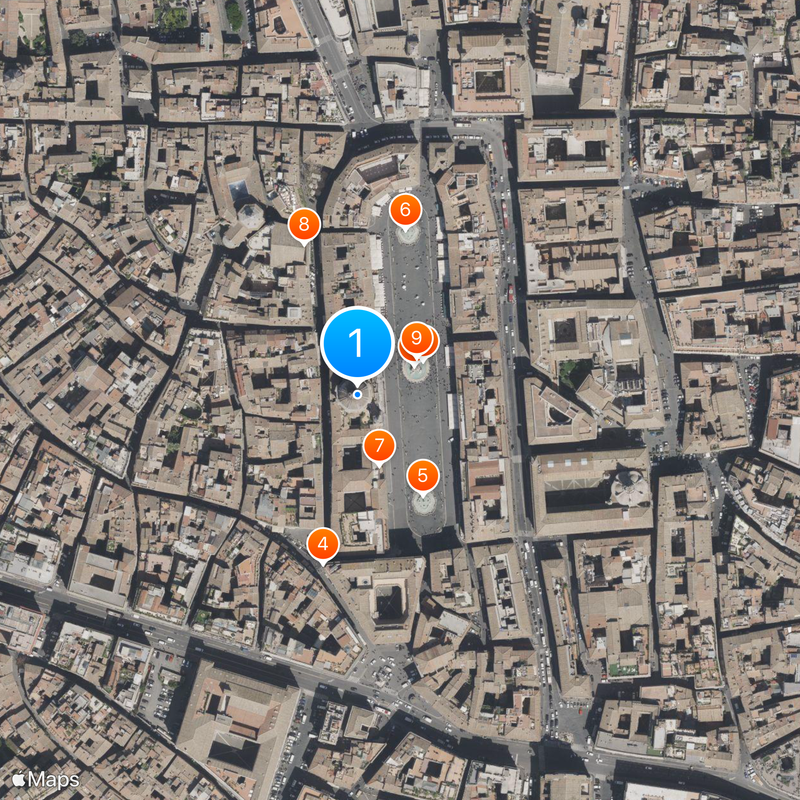 Sant'Agnese in Agone Map