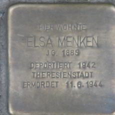Stolperstein dedicated to Elsa Menken