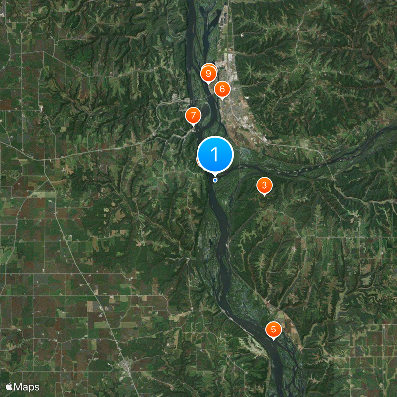 Wisconsin River Map