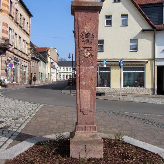 Kursächsische Postmeilensäule Borna