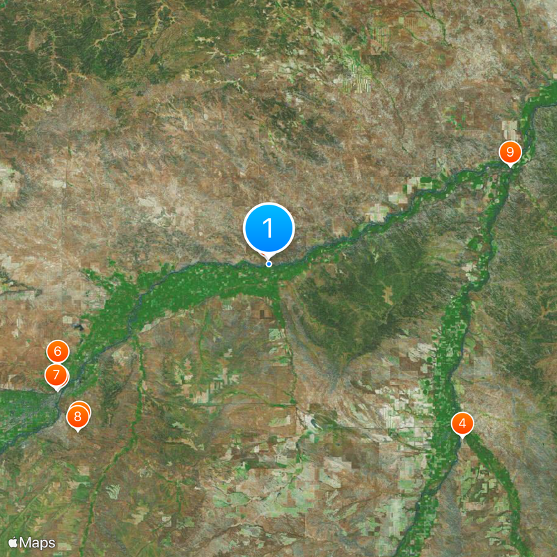 Pompeys Pillar National Monument Map