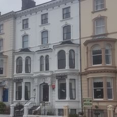 Whitecourt Hotel, including forecourt wall