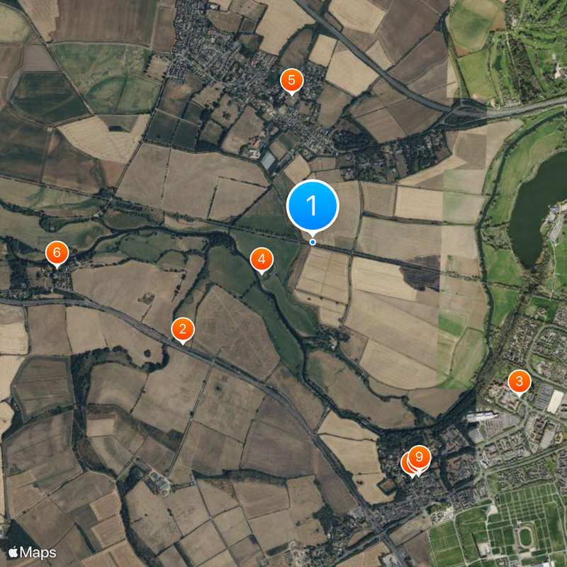 Nene Valley Railway Mapa