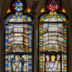 East window of St. Cornelius's church, Nicorps