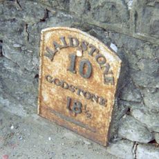 Milestone, Maidstone Road, Brough Green, by church