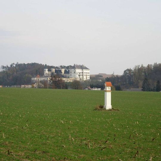 Boží muka západně od Úsova v poli