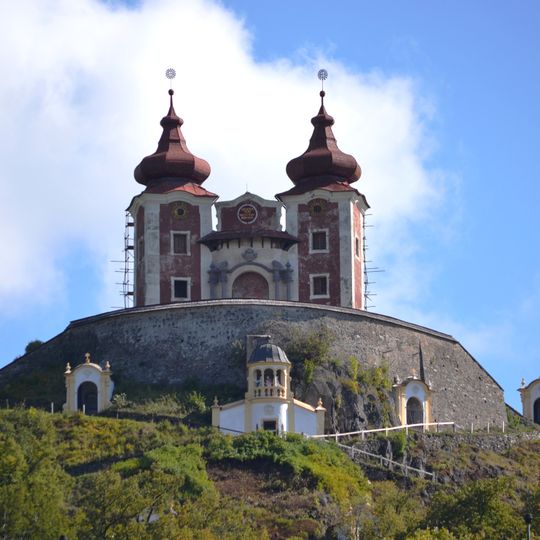 Kalvária, múr oporný I.