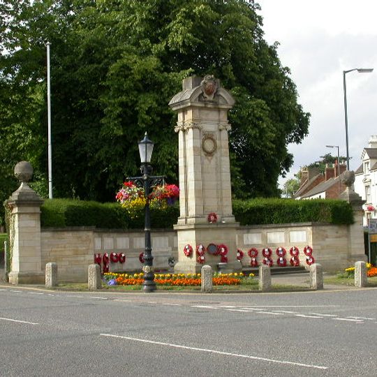 War Memorial and Attached Wall