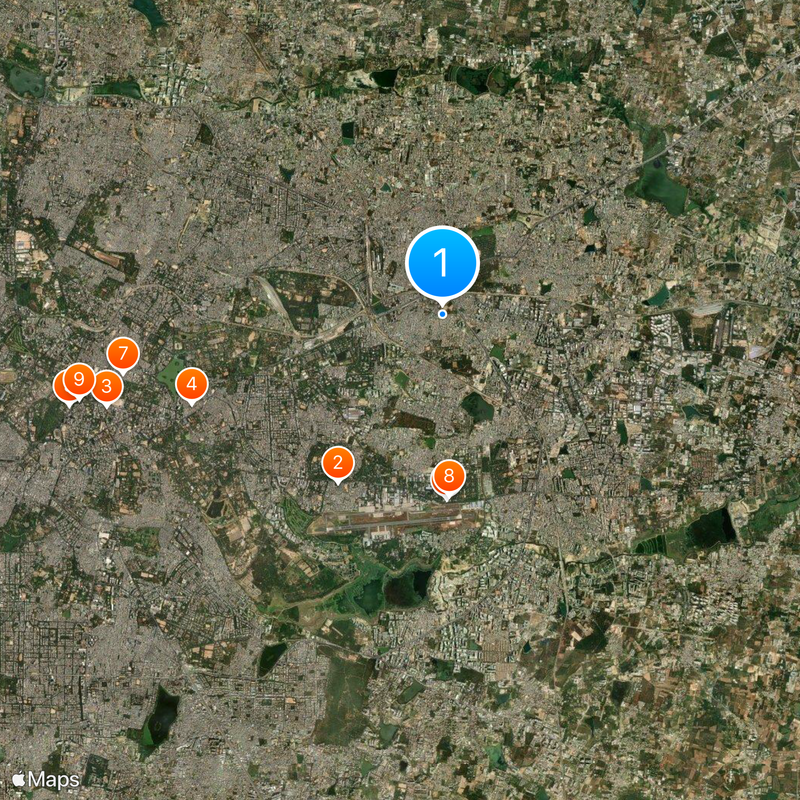 Krishnarajapura Map