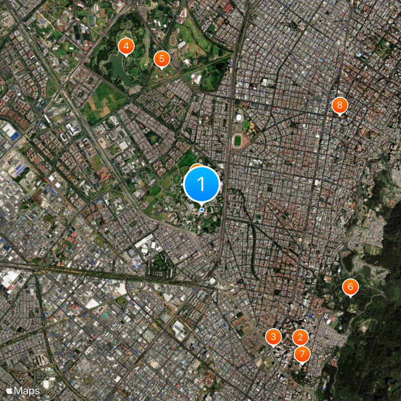 National University of Colombia Map