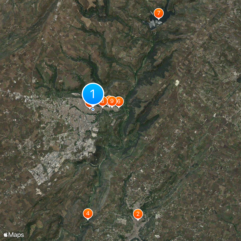 Prowincja Ragusa Mapa