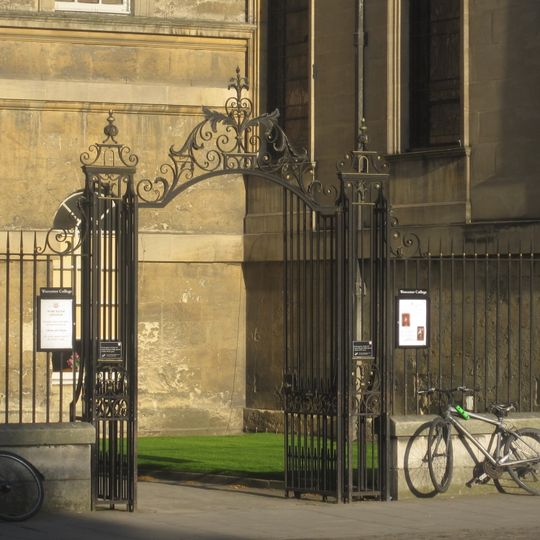 Worcester College, Entrance Screen And Gates On Beaumont Street