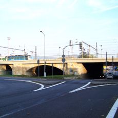 Železniční most přes Jílovský potok v Děčíně