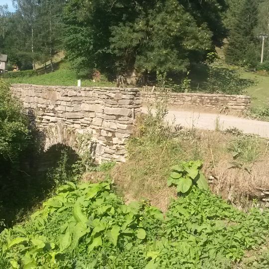 Upper stone bridge in Dolní Lysečiny