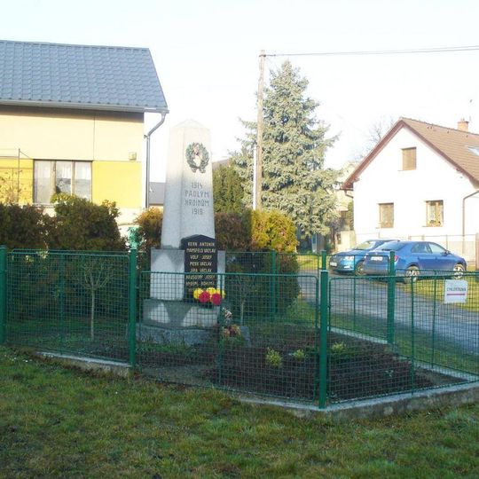 Pomník padlým v 1. světové válce v Sýčině