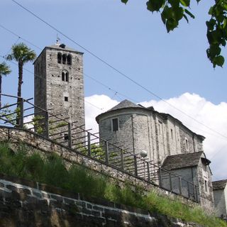 San Quirico Church with church tower