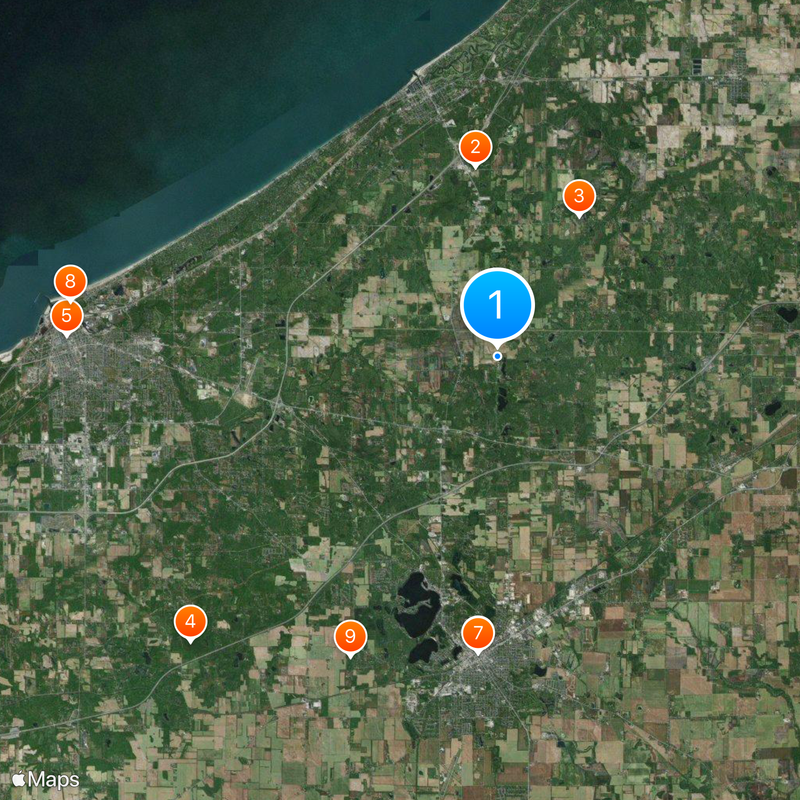 La Lumiere School Map