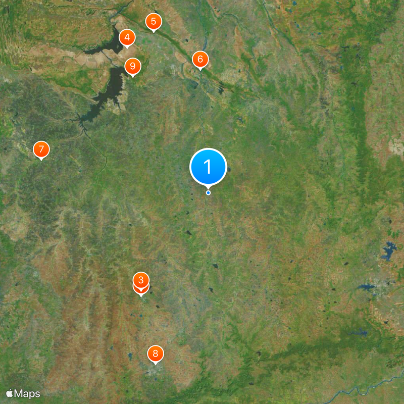 Bagalamukhi Temple Mapa