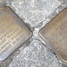 Stolperstein à la mémoire de Joachim Helsinger