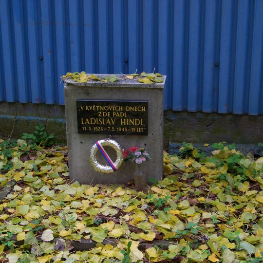 Memorial to Ladislav Hindl