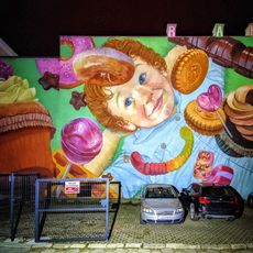 Mural "Dyzio Marzyciel"