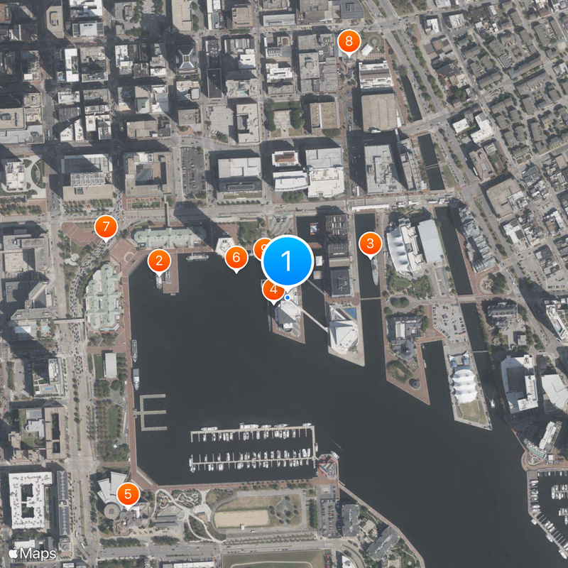 National Aquarium Mappa