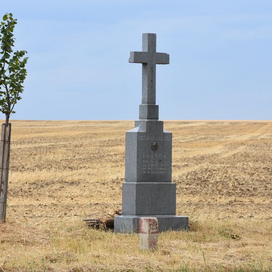Kříž za obcí u silnice na Prosiměřice, Těšetice