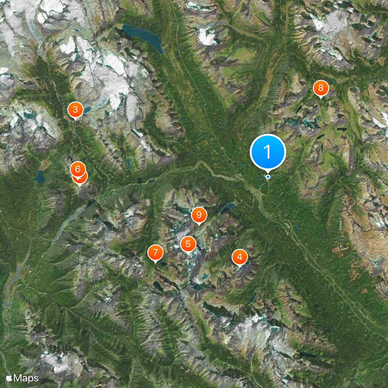 Lake Louise Ski Resort Map