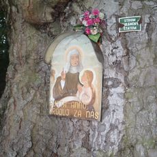 Svatý obrázek svaté Anny u cyklostezky do Petrovic