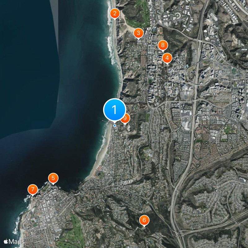 Scripps Institution of Oceanography Map