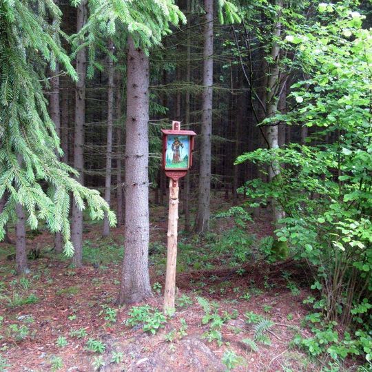 Obrázek svatého Františka západně od Planin