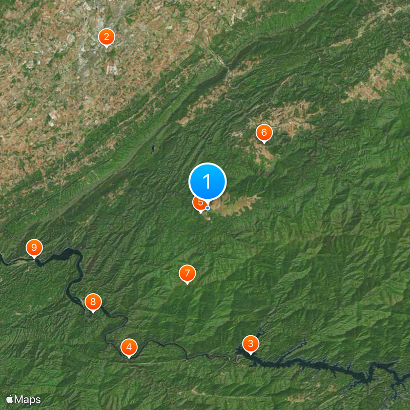 Cades Cove Map