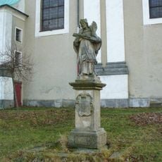 Socha svatého Jana Nepomuckého u kostela svatého Václava v Šluknově