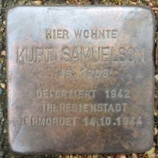 Stolperstein en memoria de Kurt Samuelson