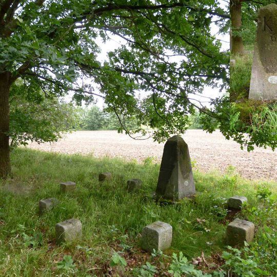 Saxon-Prussian boundary stone Pilar Nr. 6