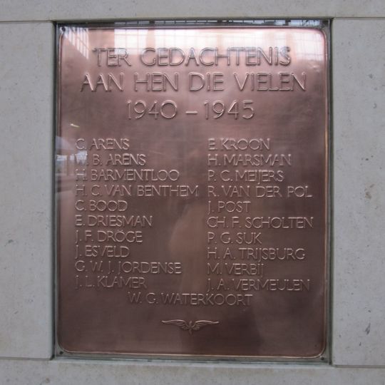Plaquette in het NS-station