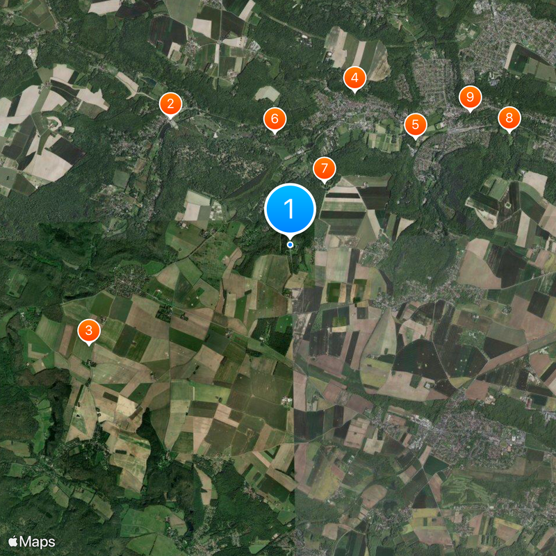 Château de Breteuil Mapa