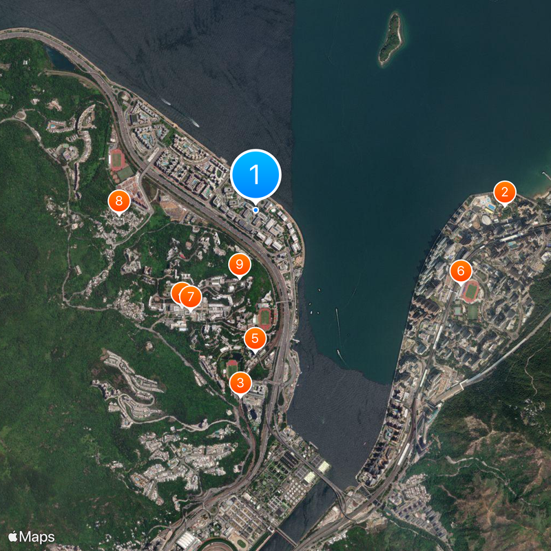 Hong Kong Science Park Map