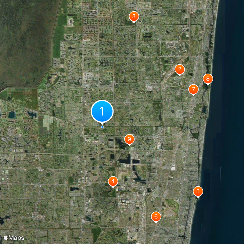 North Broward Preparatory School Map
