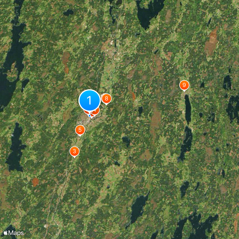 Ljungby Map