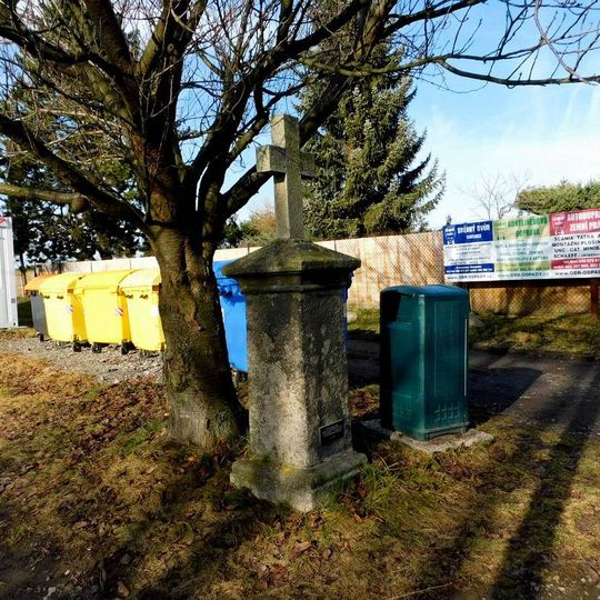 Kříž v Kostelecké ulici v Želivci