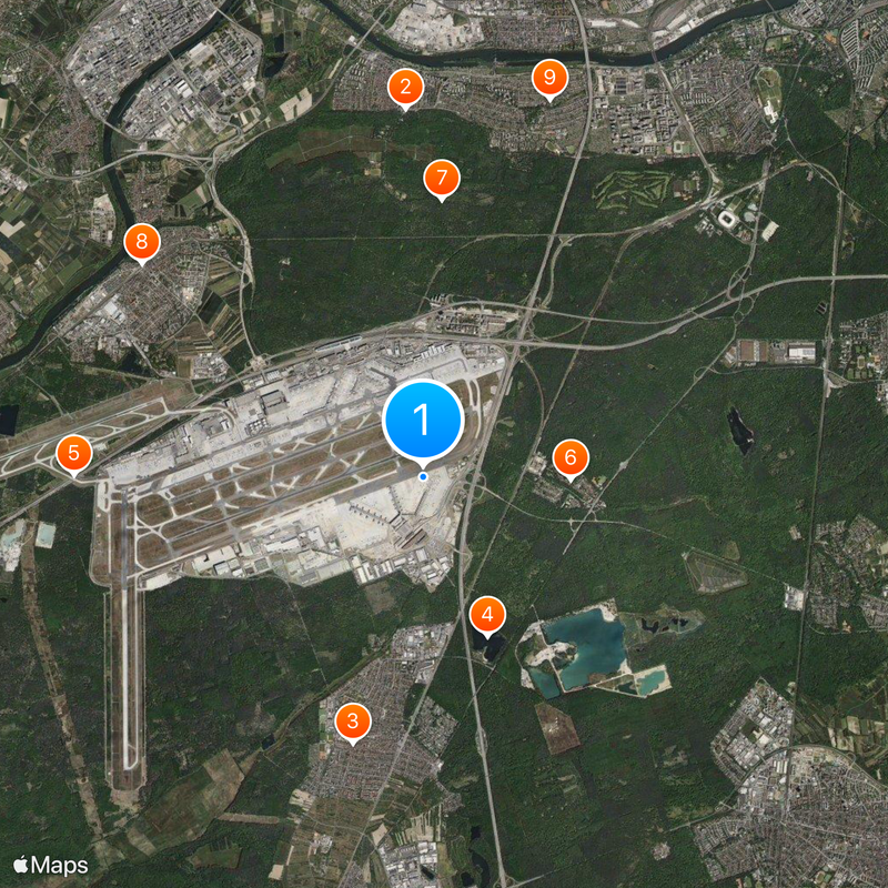 Rhein-Main Air Base Map