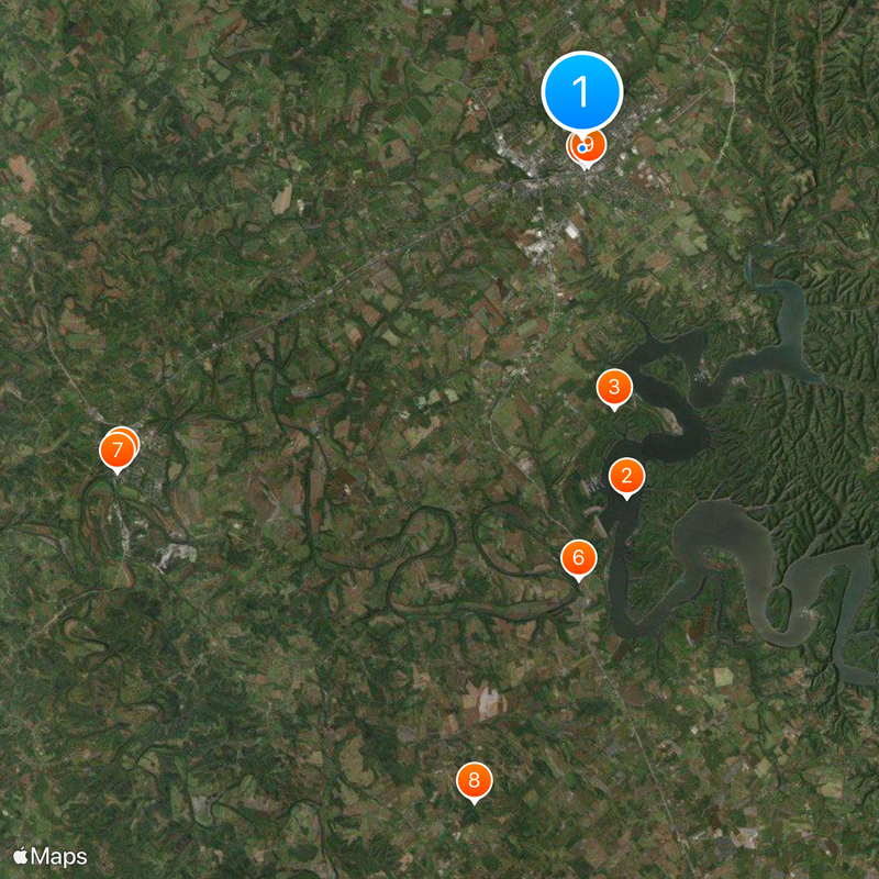 Campbellsville Map
