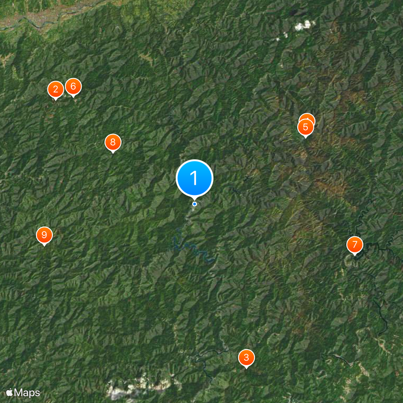 Tanize Suspension Bridge Mappa