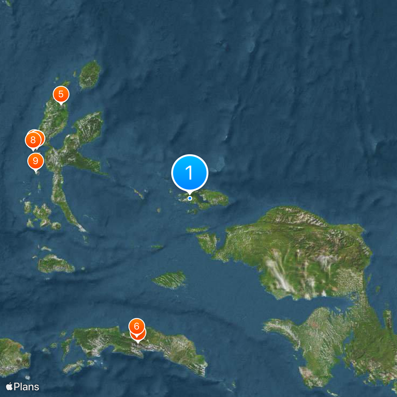 Raja Ampat Islands Map