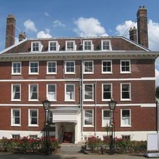 Lamp Standards And Railings To Front Of Commissioners House