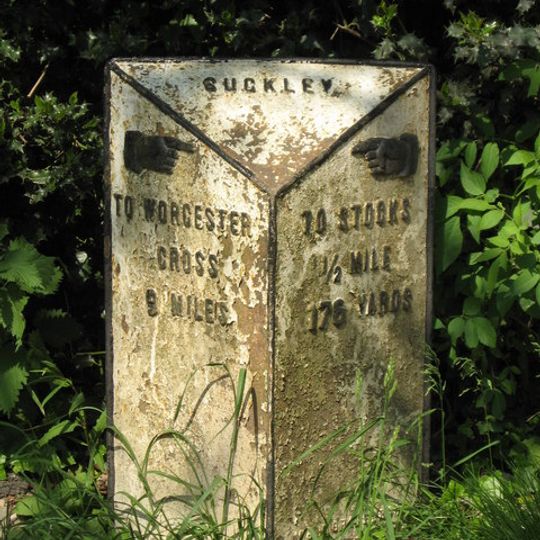 Milepost, Longley Green, opp. Nelson Inn PH