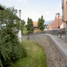Teil des Stadtgrabens und Walles