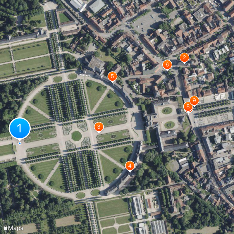 Schwetzingen Palace Map